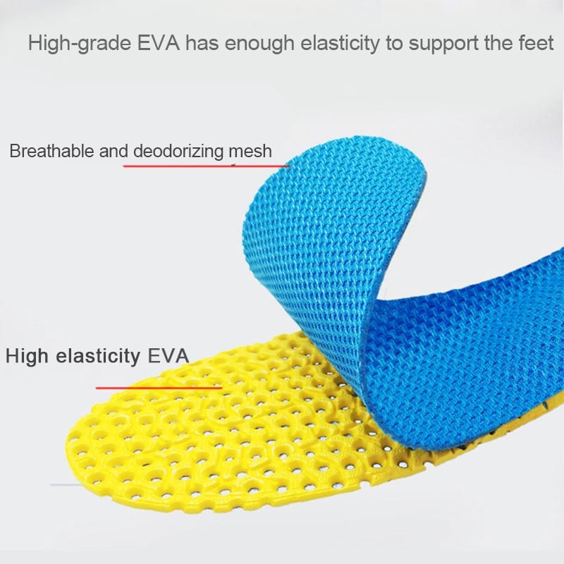 Memory foam insoles for shoes, sole mesh, breathable cushion