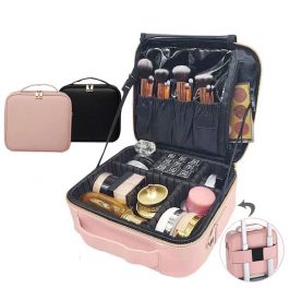 Female Manicure Makeup Organizer Luxury Makeup Bag Brush Tube Professional Make Up Beauty Case Brand Travel Mini Cosmetic Bag