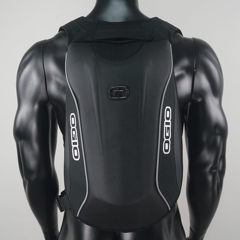 Motorcycle backpack, waterproof hard shell, carbon fiber backpack