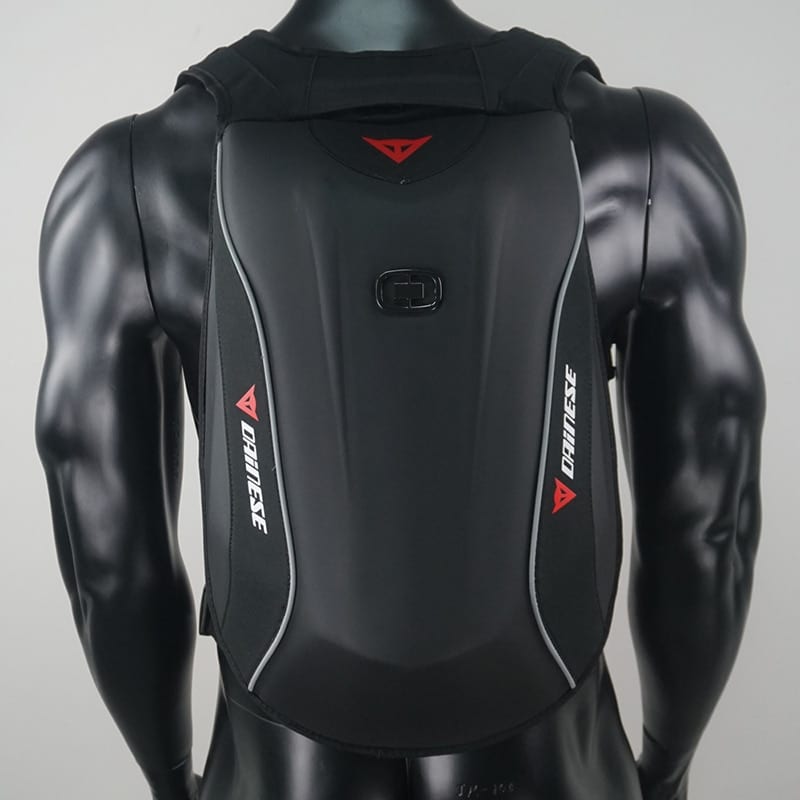 Motorcycle backpack, waterproof hard shell, carbon fiber backpack