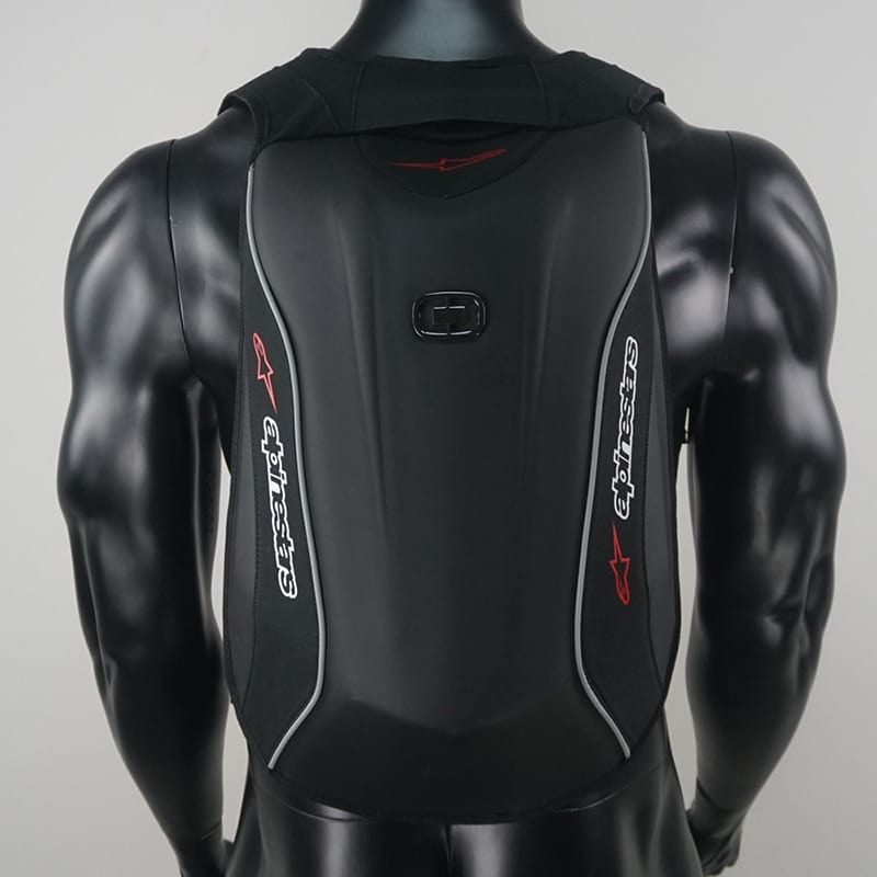 Motorcycle backpack, waterproof hard shell, carbon fiber backpack