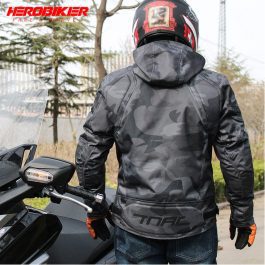 HEROBIKER Motorcycle Jackets, Men Motorbike Riding Waterfroof, Four Seasons