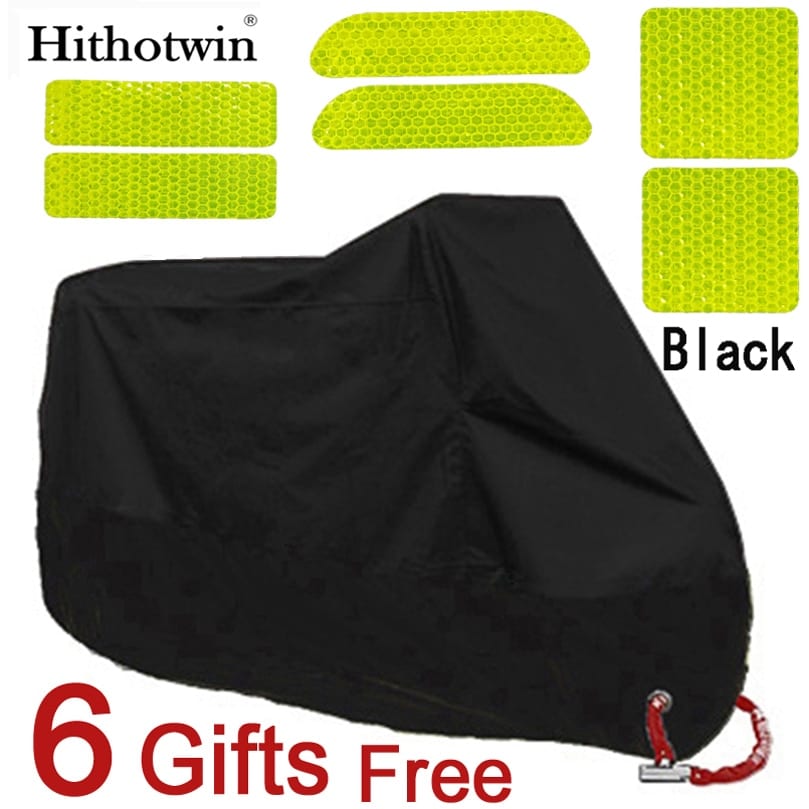 Motorcycle cover, universal outdoor, uv protector all season, waterproof rain dustproof cover