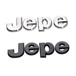 Jeep logo front sticker, 7 colors / shades to choose from