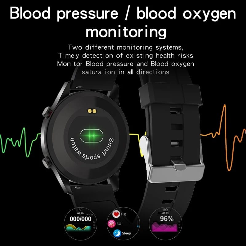 Steel band digital watch, men smart sport watches, electronic led, full touch screen, waterproof