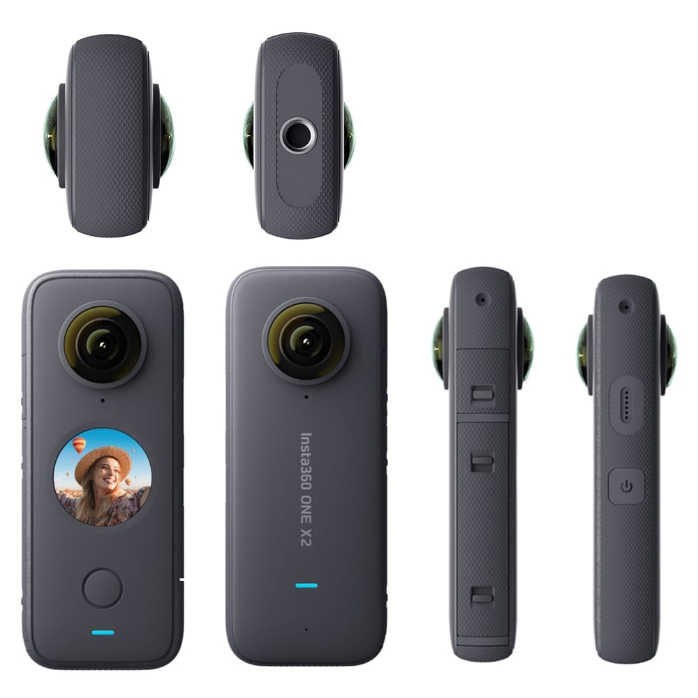 Insta360 one x2, 5.7k vr video 10m, waterproof, 360 one x2, panorama underwater, helmet pro