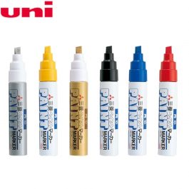 1pcs Uni Marker Pen, PX-30 Paint Pen, 7 Colors, Optional Tilt Head 4mm-8.5mm