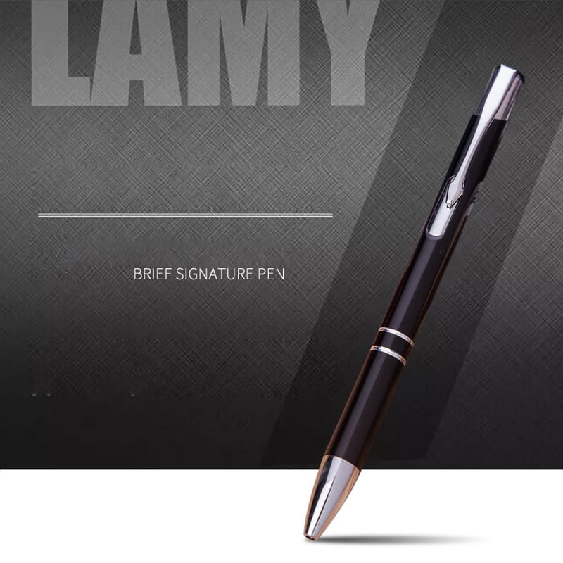 100pcs/lot ballpoint pen, black blue ink, free custom logo