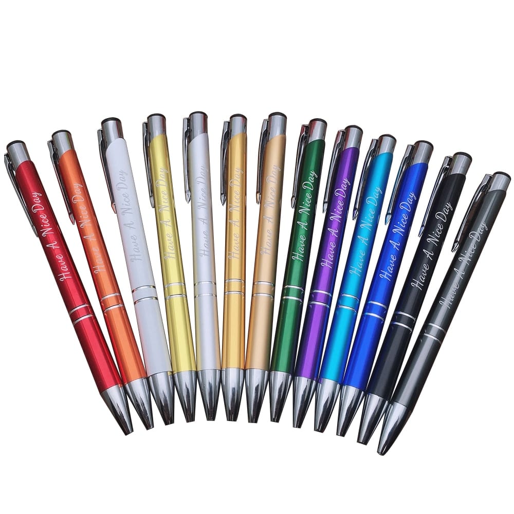 100pcs/lot ballpoint pen, black blue ink, free custom logo