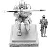 Vintage decorative pen holder, kneeling pen holder