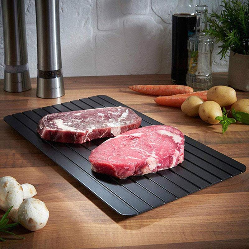 Meijuner fast defrosting tray, thaw frozen food, quick defrosting plate