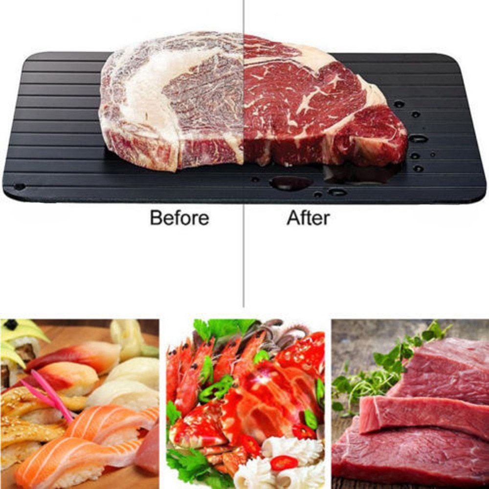 Meijuner fast defrosting tray, thaw frozen food, quick defrosting plate