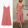 Za 2021, strappy gingham summer, sexy sleeveless backless
