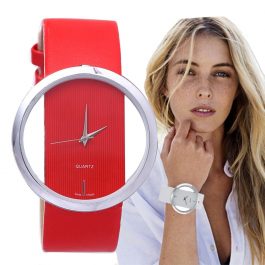 Top Leather Quartz, Lady Watches, Antique Stylish
