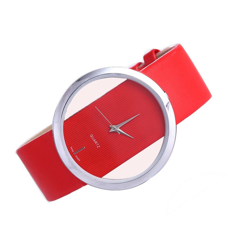 Top leather quartz, lady watches, antique stylish