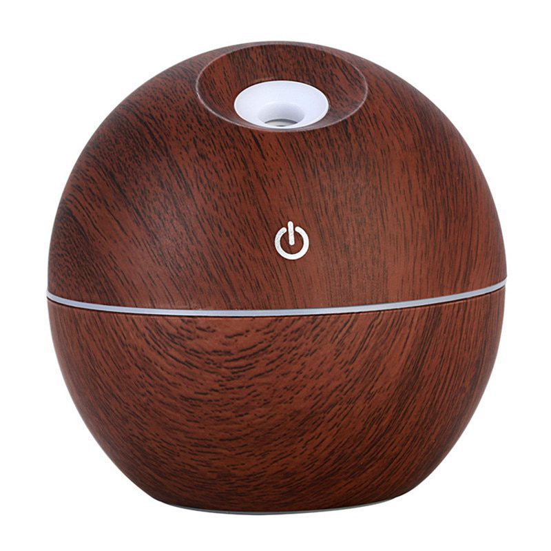 130ml usb aroma essential oil diffuser, ultrasonic mist humidifier air, 7 color change led