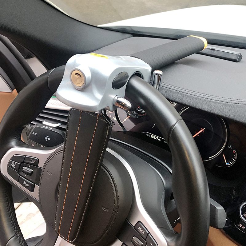 Anti-theft lock foldable, car lock, steering lock protection
