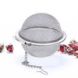 5 Size Stainless Steel Tea Infuser, Sphere Locking Spice, Tea Ball Strainer