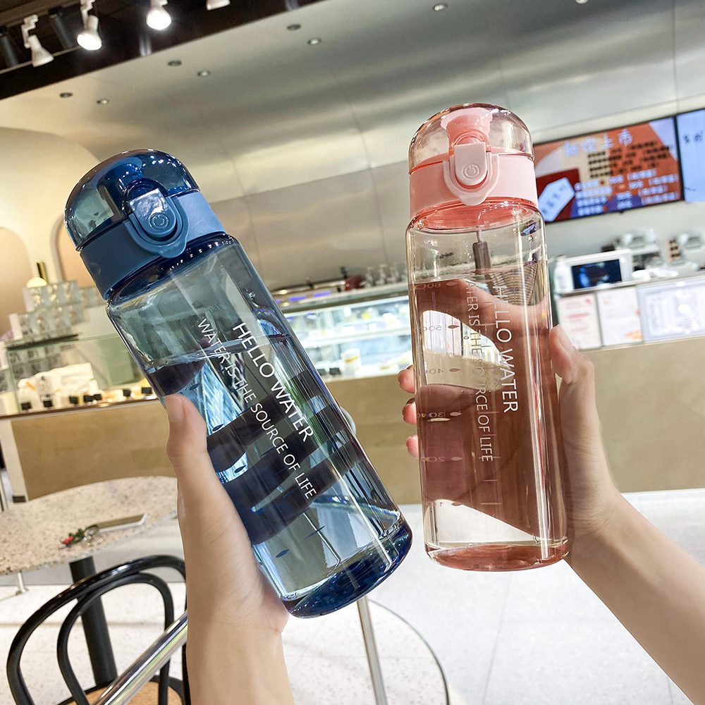 Water bottle sport 780ml, plastic portable water bottle
