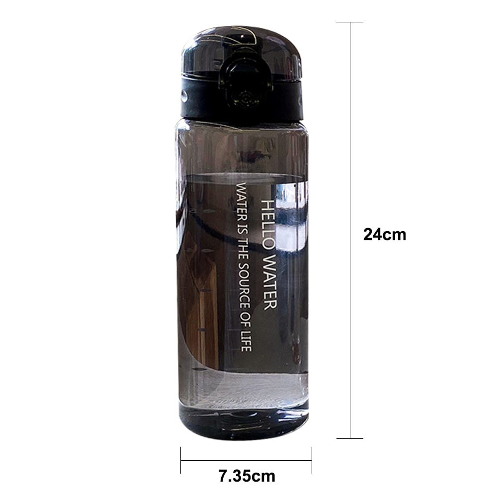 Water bottle sport 780ml, plastic portable water bottle