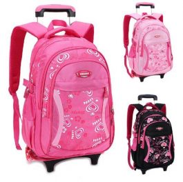 Kid’s Rolling Bag School, Trolley Backpack, girls backpack On wheels, Girl’s Trolley School