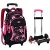 Kid’s rolling bag school, trolley backpack, girls backpack on wheels, girl’s trolley school