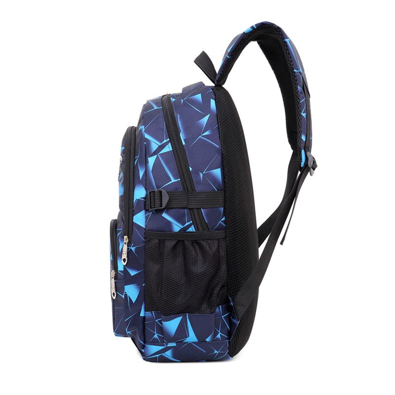 3pcs/set male backpacks high school bags for women, boys one shoulder, big student travel bag, men school backpack