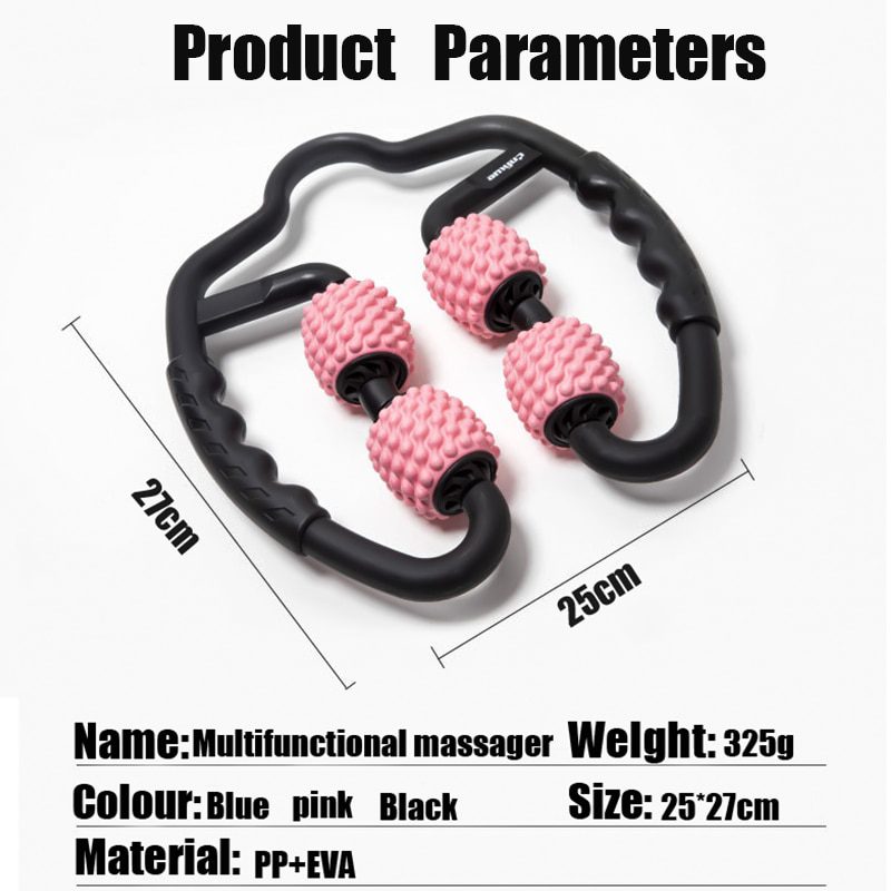 U shape trigger point massage roller, for arm, leg, neck, muscle tissue