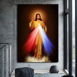 Divine Mercy Image, Love Jesus Christ, Motivational Art Film, High Definition Printing Poster