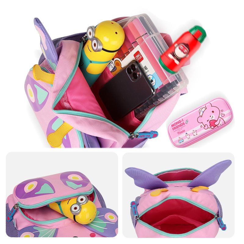 Hot 3d cartoon backpacks, kindergarten schoolbag, girls bags
