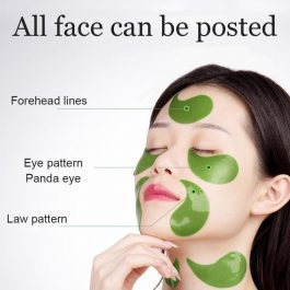 60 Pcs Avocado Collagen Mask, Natural Moisturizing Gel, Eye Patches, Remove Dark Circles, Anti Age