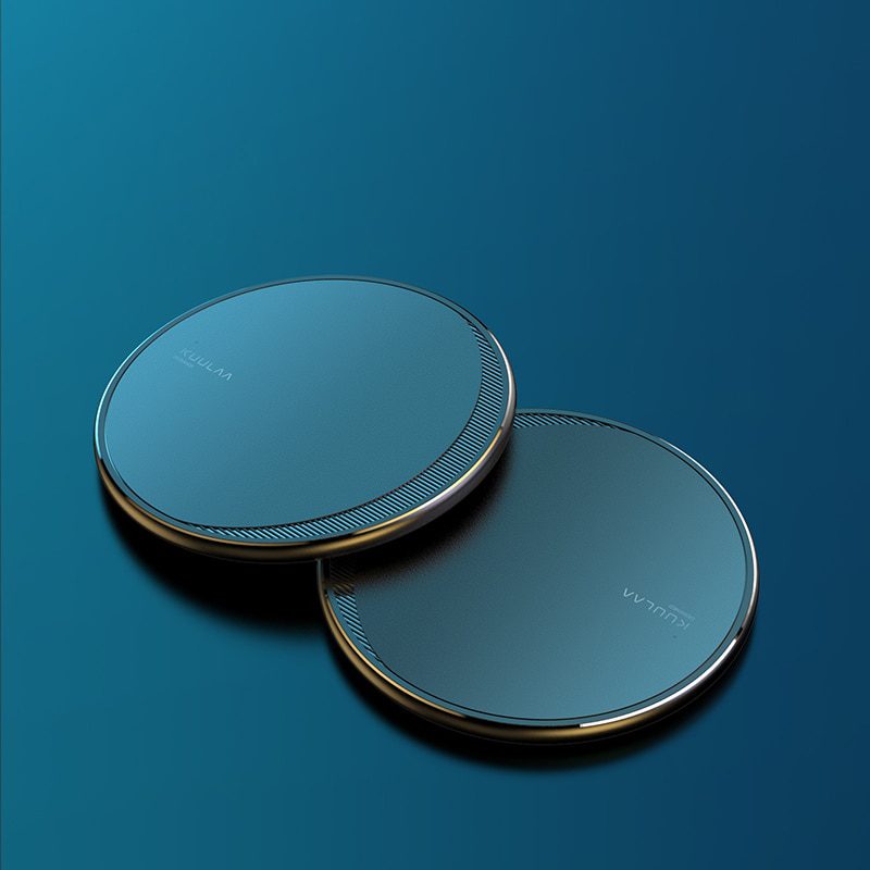 Kuulaa qi wireless charger for iphone and samsung, max 10w fast wireless charging, usb charger pad
