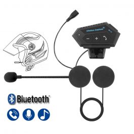 Motorcycle BT Helmet Headset, Wireless, Hands-free call, Stereo, Waterproof, Music Player Speaker