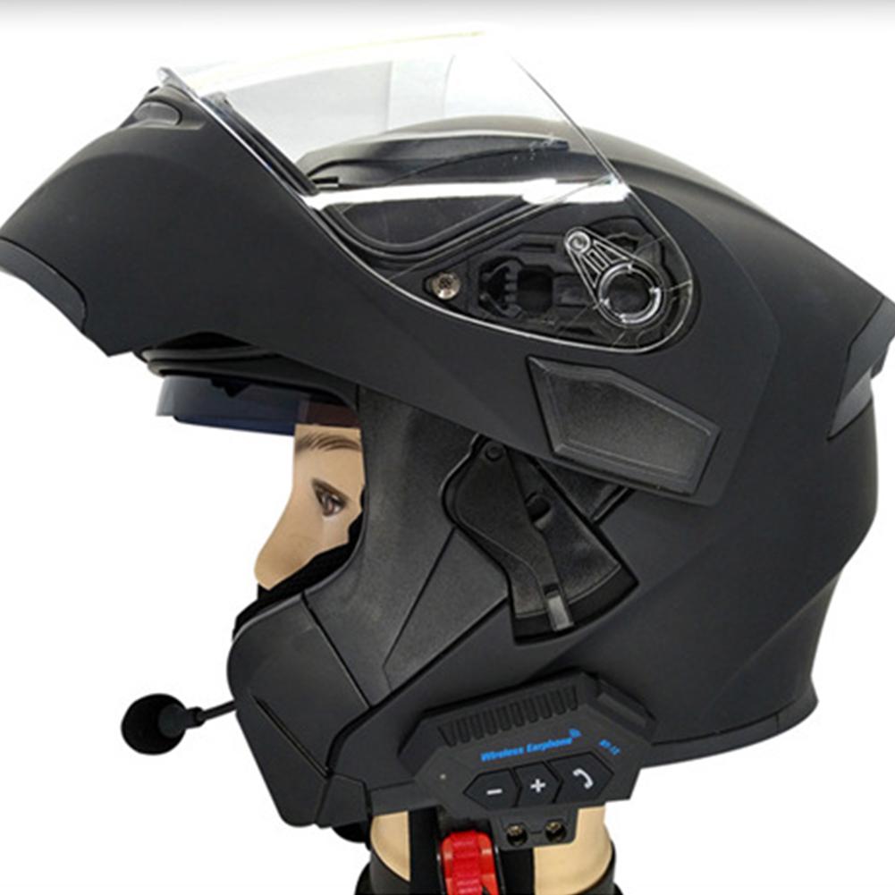 Motorcycle bt helmet headset, wireless, hands-free call, stereo, waterproof, music player speaker