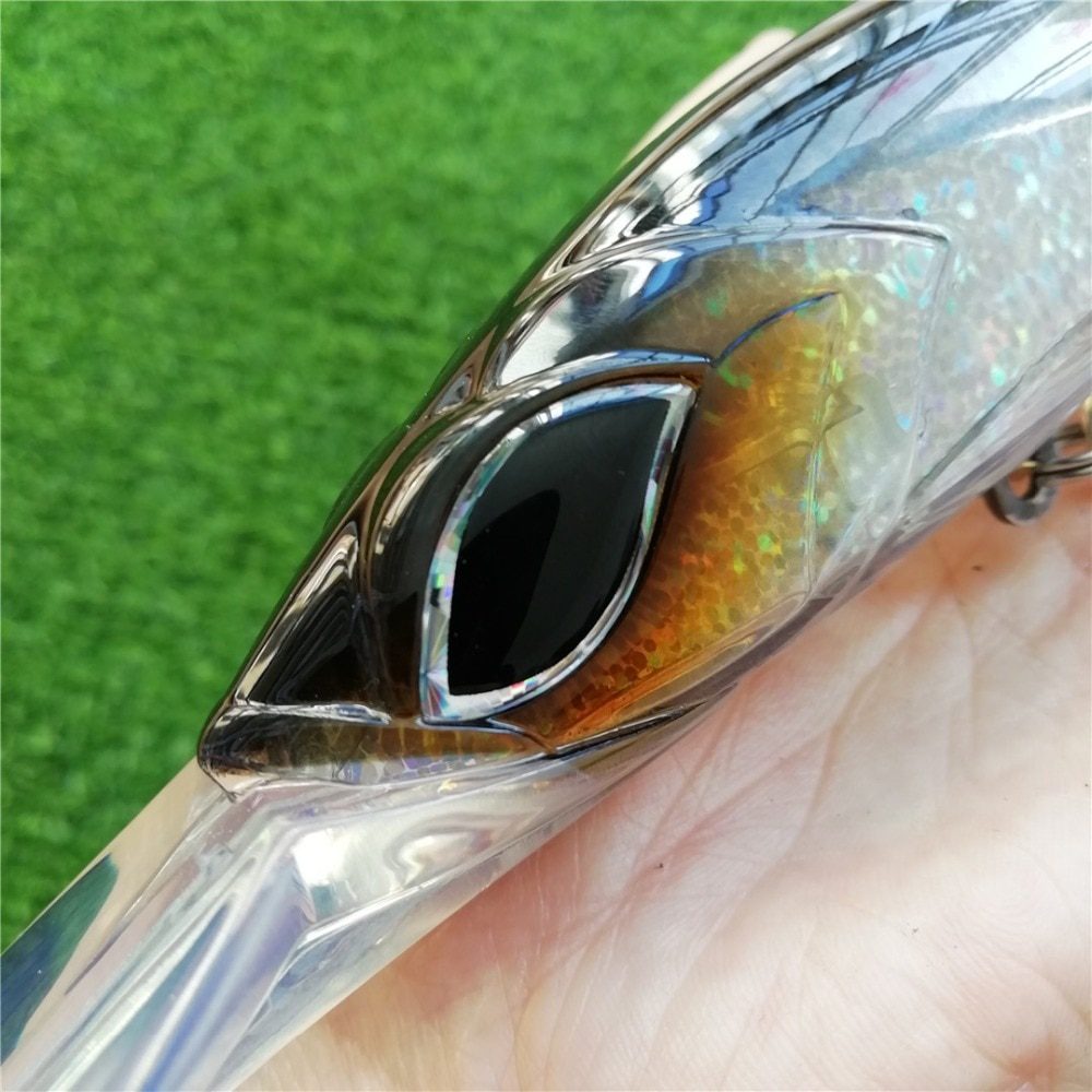 Noeby 1pc 18cm 90g floating 5-6.5m minnow hard lure fishing lure deep sea trolling fishing bait big crankbait wobbler