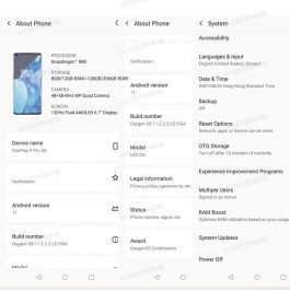 OnePlus 9 Pro – International version, 5G, 8GB, 128GB, 888 120Hz Fluid Display 2.0 Hasselblad 50MP Ultra-Wide