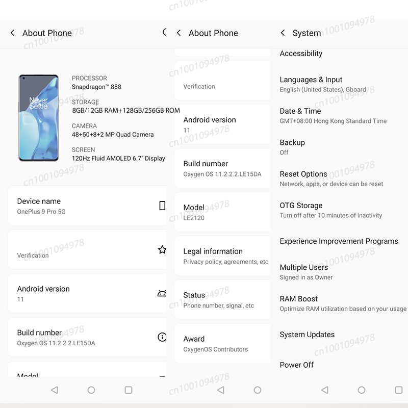Oneplus 9 pro – international version, 5g, 8gb, 128gb, 888 120hz fluid display 2.0 hasselblad 50mp ultra-wide