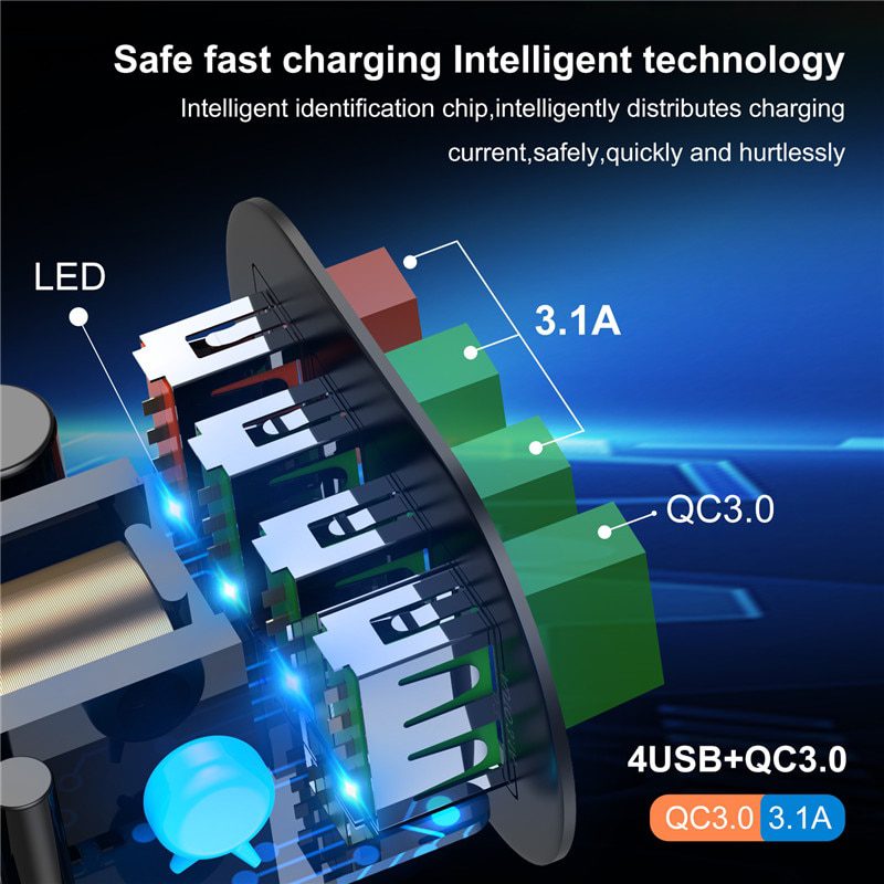 Usb quik charger 3a 3.0, eu/us plug, fast wall chargers