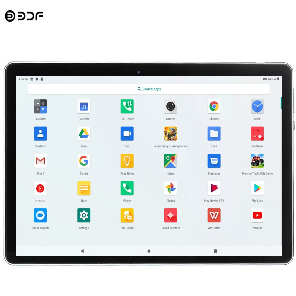 Tablet 10.1, android 9.0, octa core, 3g 4g, phone call gps wifi bluetooth