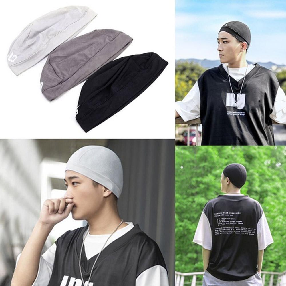 Breathable thin mesh anti-sweat hat, under helmet lining caps