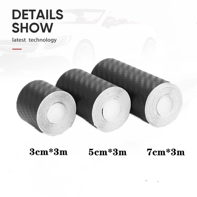 Nano carbon fiber, car sticker, protector anti scratch strip tape