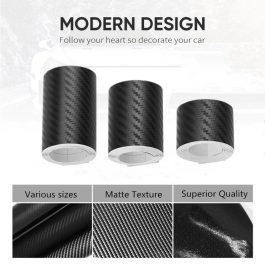 Nano Carbon Fiber, Car Sticker, Protector Anti Scratch Strip Tape