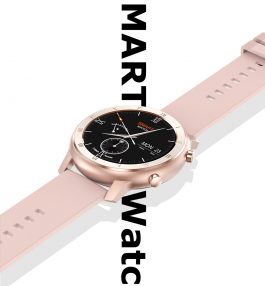 Full Touch Smart Watch for Women, Waterproof Bracelet, ECG Heart Rate and Sleep Monitoring