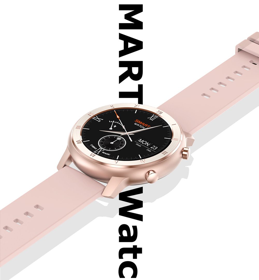 Full touch smart watch for women, waterproof bracelet, ecg heart rate and sleep monitoring