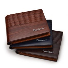 PU Men’s Wallet, Retro Leather Men’s Wallet, Horizontal Multi-Card, Pure Color