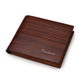 PU Men’s Wallet, Retro Leather Men’s Wallet, Horizontal Multi-Card, Pure Color