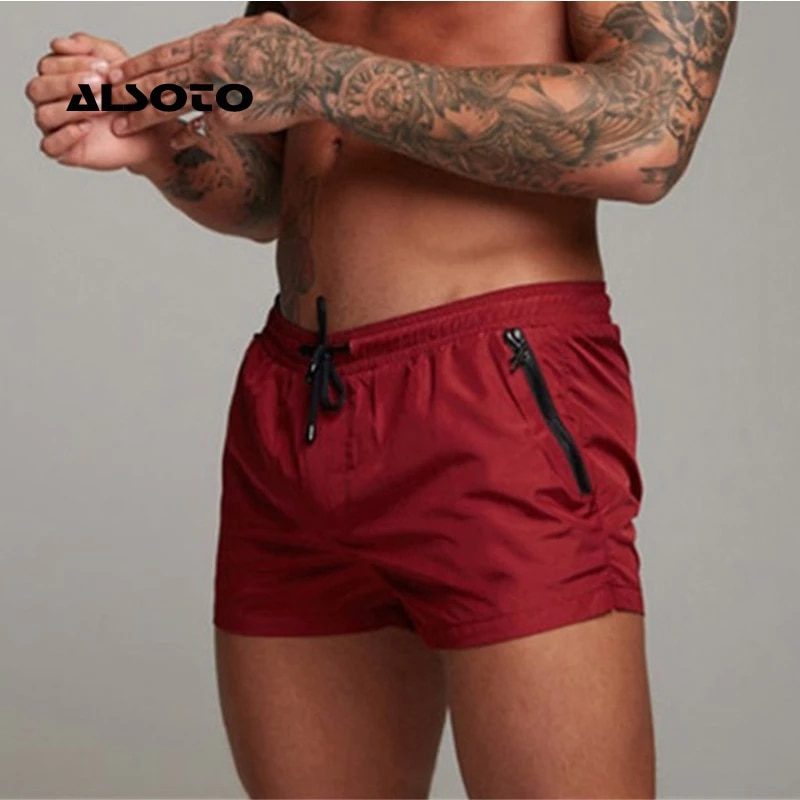 2021 new mens swimsuit sexy swimwear men swimming shorts men briefs beach shorts sports suits surf board shorts men swim trunks