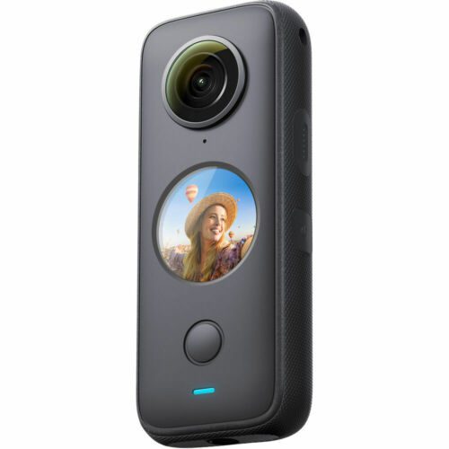 Insta360 one x2 pocket camera cinosxx/a + 32gb + 3-way tripod + led light bundle