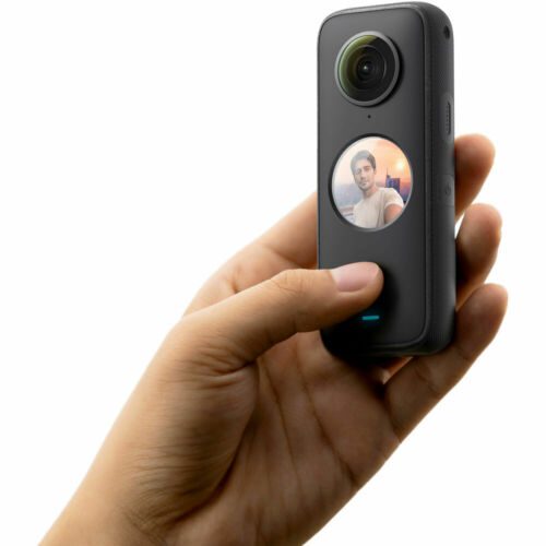 Insta360 one x2 pocket camera cinosxx/a + 32gb + 3-way tripod + led light bundle