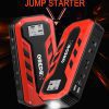 Grepro portable car jump starter. 2000a peak, 18000mah, 12v, auto battery booster, lcd display